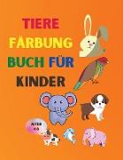 Tiere Färbung Buch für Kinder
