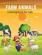 FARM ANIMALS COLORING BOOK FOR KIDS