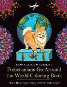 Pomeranians Go Around the World Coloring Book