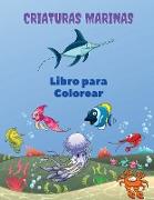 Criaturas Marinas Libro para Colorear