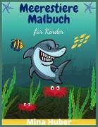 Meerestiere-Malbuch für Kinder