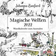 Magische Welten 2022 Wandkalender zum Ausmalen