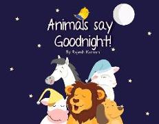 Animals Say Goodnight