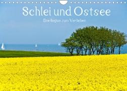 Schlei und Ostsee - Eine Region zum Verlieben (Wandkalender 2022 DIN A4 quer)