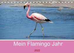 Mein Flamingo Jahr (Tischkalender 2022 DIN A5 quer)