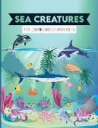 SEA CREATURES COLORING BOOK FOR KIDS