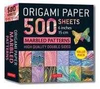 Origami Paper 500 Sheets Marbled Patterns 6 (15 CM): Tuttle Origami Paper: High-Quality Double-Sided Origami Sheets Printed with 12 Different Designs