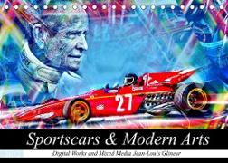 Sportscars & Modern Arts (Tischkalender 2022 DIN A5 quer)