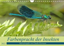 Farbenpracht der Insekten (Wandkalender 2022 DIN A4 quer)
