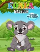 Koala Malbuch für Kinder von 4-8 Jahren