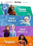 Princesses Boxset 2021 ( Frozen 1+2, Vaiana, Raya and the last Dragon)