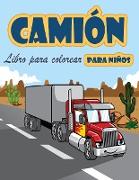 Camión Libro para colorear para niños: Camiones de bomberos, volquetes, camiones de basura y otros vehículos, libro de actividades para niños y niñas