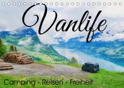 Vanlife, Camping - Freiheit - Reisen (Tischkalender 2022 DIN A5 quer)