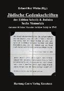 Jüdische Gedenkschriften der Edition Schoáh & Judaica