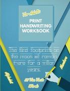 Print Handwriting Workbook for Adults