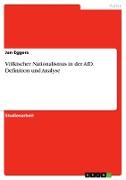 Völkischer Nationalismus in der AfD. Definition und Analyse