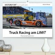 Truck Racing am LIMIT - Panoramabilder (Premium, hochwertiger DIN A2 Wandkalender 2022, Kunstdruck in Hochglanz)