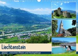 Liechtenstein - zwischen Rhein und Hochgebirge (Wandkalender 2022 DIN A3 quer)