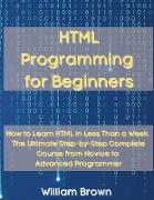 HTML Programming for Beginners