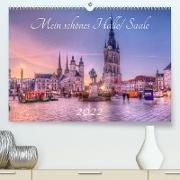 Mein schönes Halle/ Saale 2022 (Premium, hochwertiger DIN A2 Wandkalender 2022, Kunstdruck in Hochglanz)