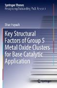 Key Structural Factors of Group 5 Metal Oxide Clusters for Base Catalytic Application