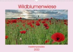 Wildblumenwiese Insektenparadies (Wandkalender 2022 DIN A3 quer)