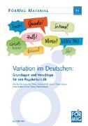 Variation im Deutschen: Grundlagen und Vorschläge für den Regelunterricht