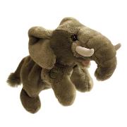 Handpuppe Elefant gefüttert ca. 30 cm