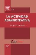 La actividad administrativa