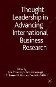 Thought Leadership in Advancing International Business Research