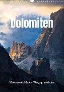 Dolomiten - Reise um die bleichen Berge zu entdecken (Wandkalender 2022 DIN A3 hoch)
