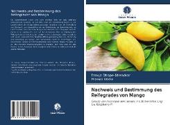 Nachweis und Bestimmung des Reifegrades von Mango