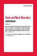 Back and Neck Disorders Sourcebook