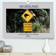 Neuseeland - Von der Nordinsel zur Südinsel (Premium, hochwertiger DIN A2 Wandkalender 2022, Kunstdruck in Hochglanz)
