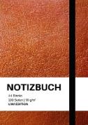 Notizbuch A4 blanko - 100 Seiten 90g/m² - Soft Cover Braun - FSC Papier