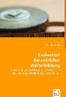 Evaluation Betrieblicher Weiterbildung