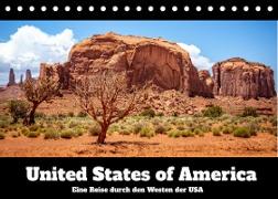 USA - Panoramareise durch den Westen (Tischkalender 2022 DIN A5 quer)