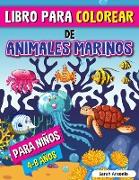Libro para Colorear de Animales Marinos para Niños