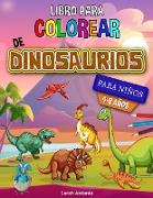 Libro para colorear de dinosaurios