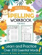 Spelling Workbook for Kids Ages 5-7