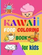 Kawaii Food Coloring Book for Kids