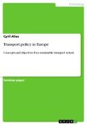 Transport policy in Europe