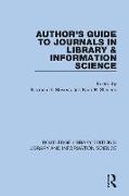 Author's Guide to Journals in Library & Information Science