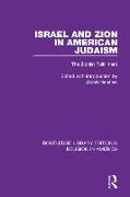 Israel and Zion in American Judaism