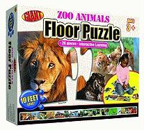 Zoo Animals Floor Puzzle: 26 Pieces - Interactive Learning