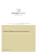 Current Challenges of European Integration