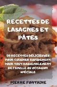 RECETTES DE LASAGNES ET PÂTES