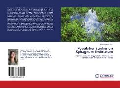 Population studies on Sphagnum fimbriatum