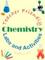 Teacher Friendly Chemistry Labs and Activities