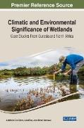 Climatic and Environmental Significance of Wetlands
